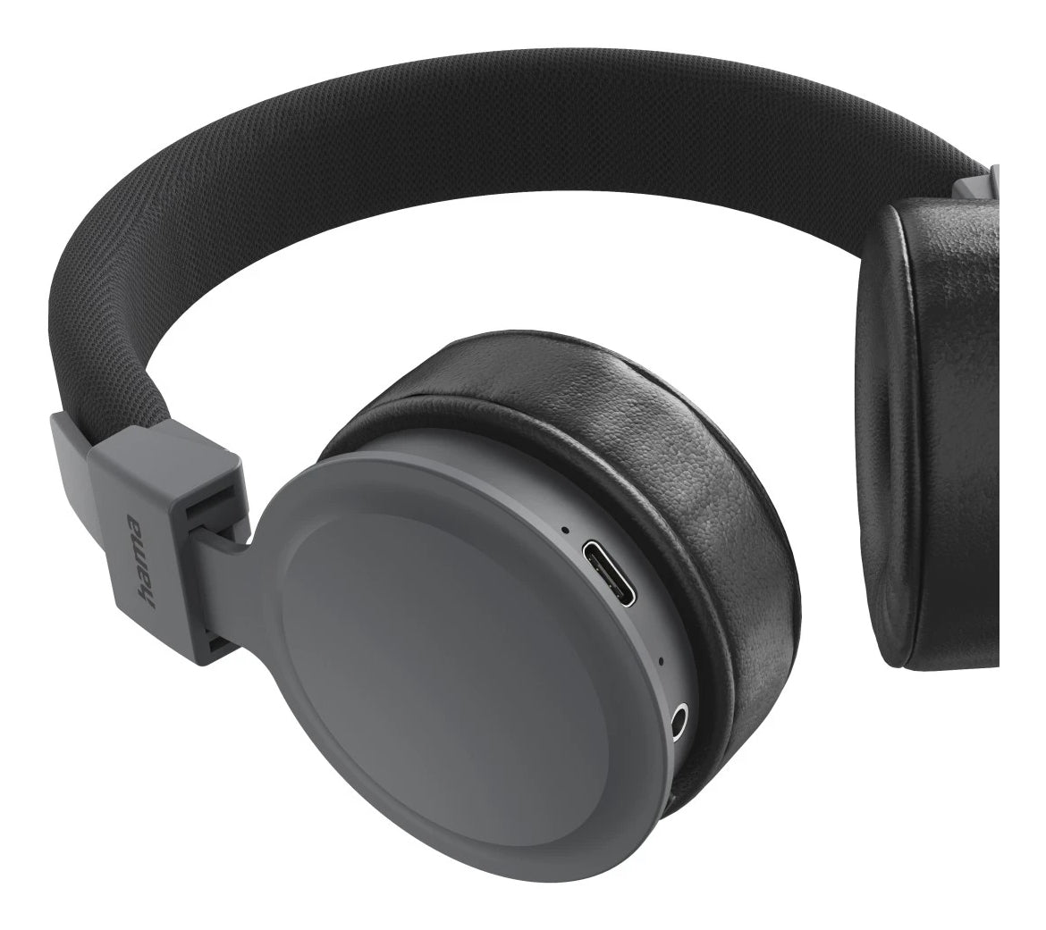 Hama Freedom Lit III On-Ear Kopfhörer – Stereo, Kabel + BT, Schwarz, BT 5.4