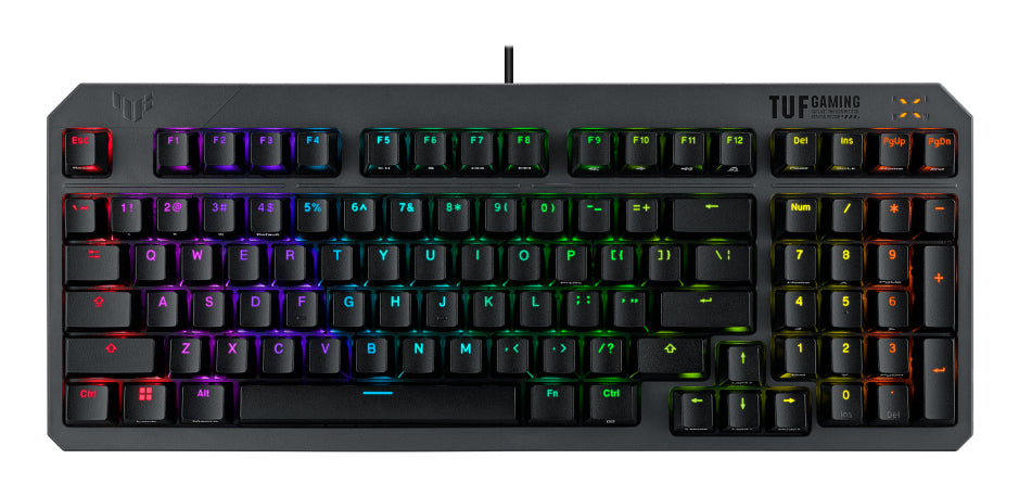 ASUS TUF Gaming K3 Gen II – Gaming-Tastatur 96% – Optomechanisch – Kabelgebunden, USB-A – QWERTY (FR) – RGB
