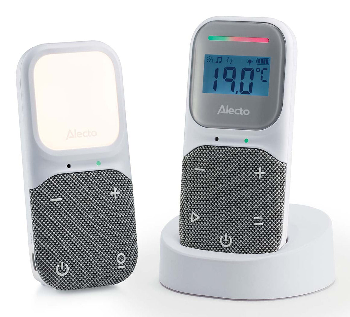 Alecto DBX140 Babyphone DECT – Temperatur und Luftfeuchtigkeit – 2-Wege-Audio – 300 m Reichweite – 16 h Akku