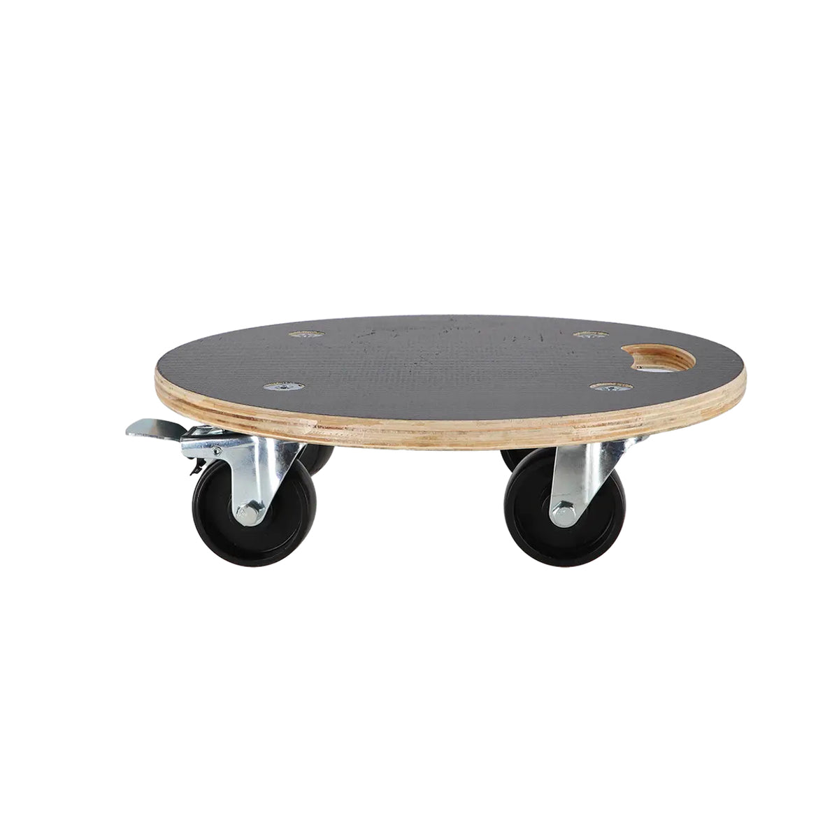 Esschert Design NG152 Pflanzenroller – Sperrholz/Stahl – Braun – Ø 380 × H 112 mm