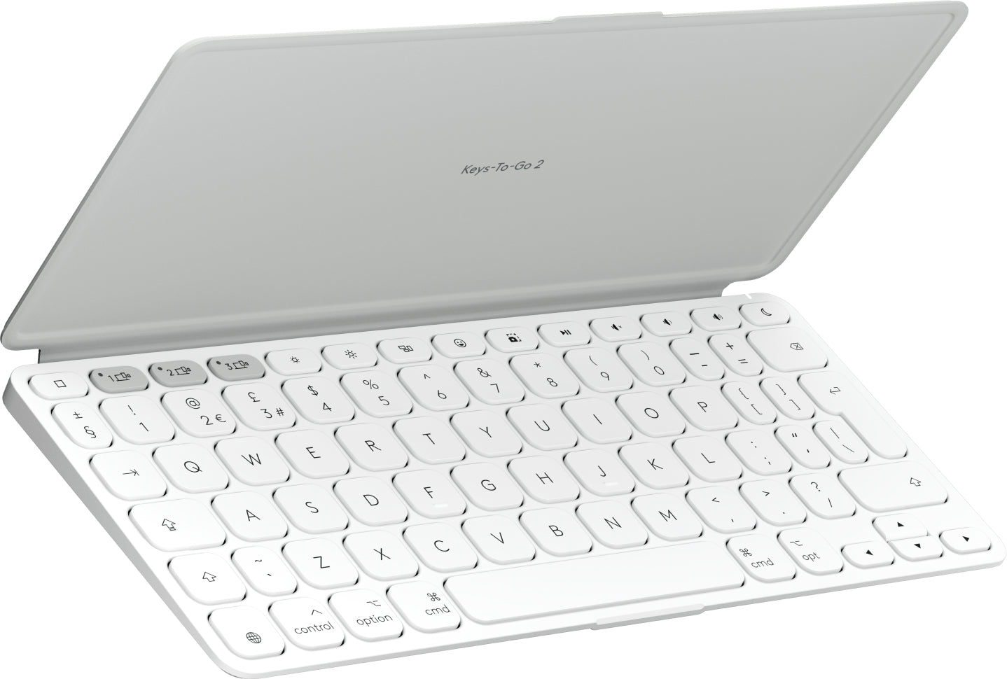 Logitech Keys-To-Go 2 – Tastatur, US-Layout (EN), Grau