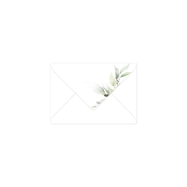 Clairefontaine Briefumschlag C6, mit Fenster, grün, 120 g/m², Eukalyptus – 20 Stk.