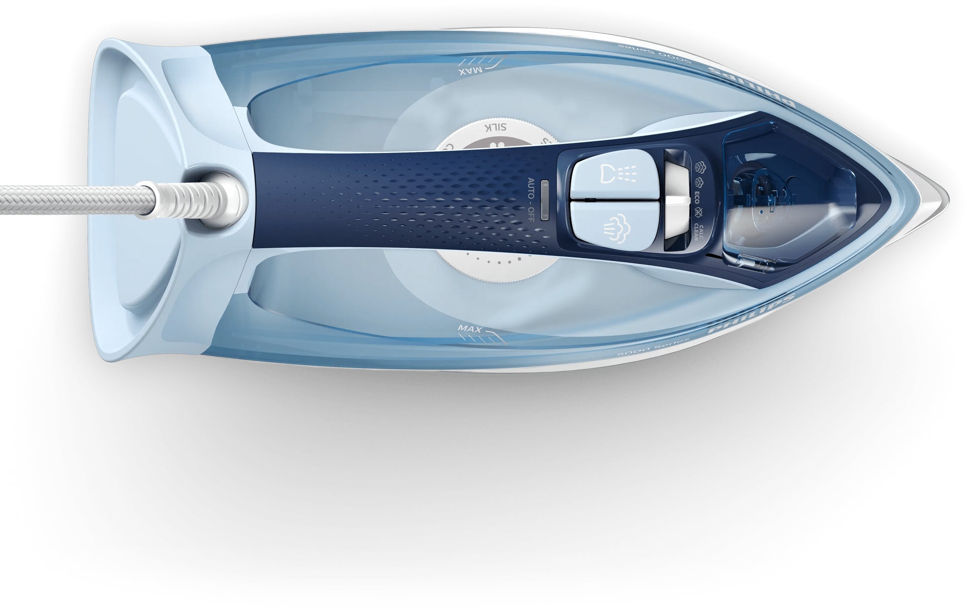 Philips Dampfbügeleisen 5000 Serie DST5030/20 – SteamGlide Plus-Sohle, 2400 W, 0,32 l, 2 m Kabel