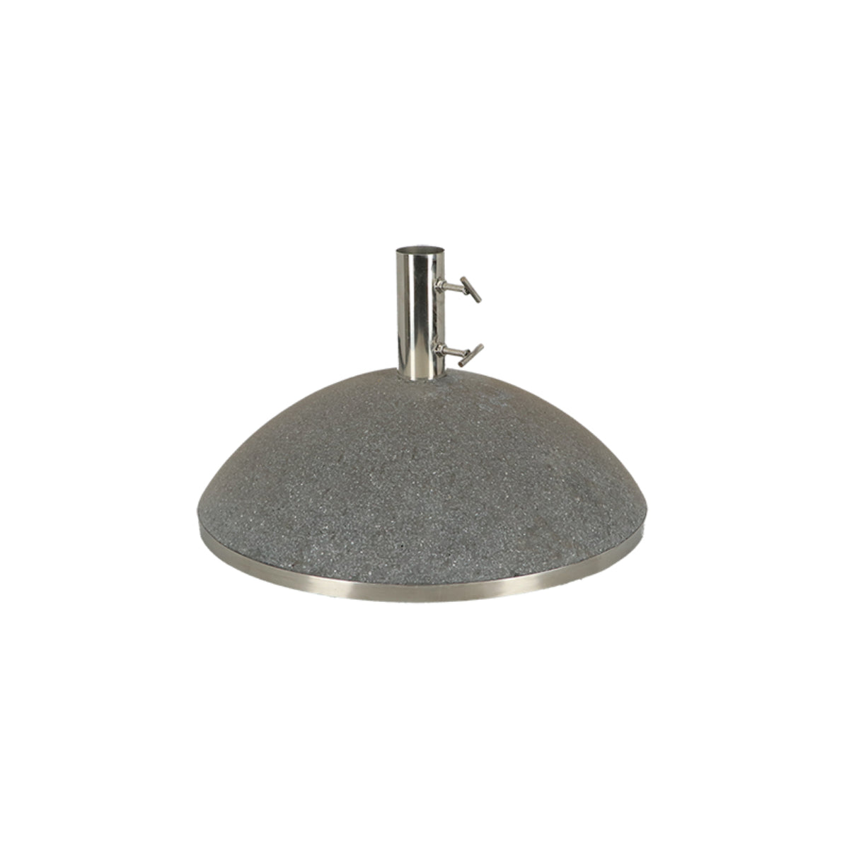 Esschert Design Granito L Schirmständer – Granit – Dunkelgrau – Ø 500 × H 300 mm