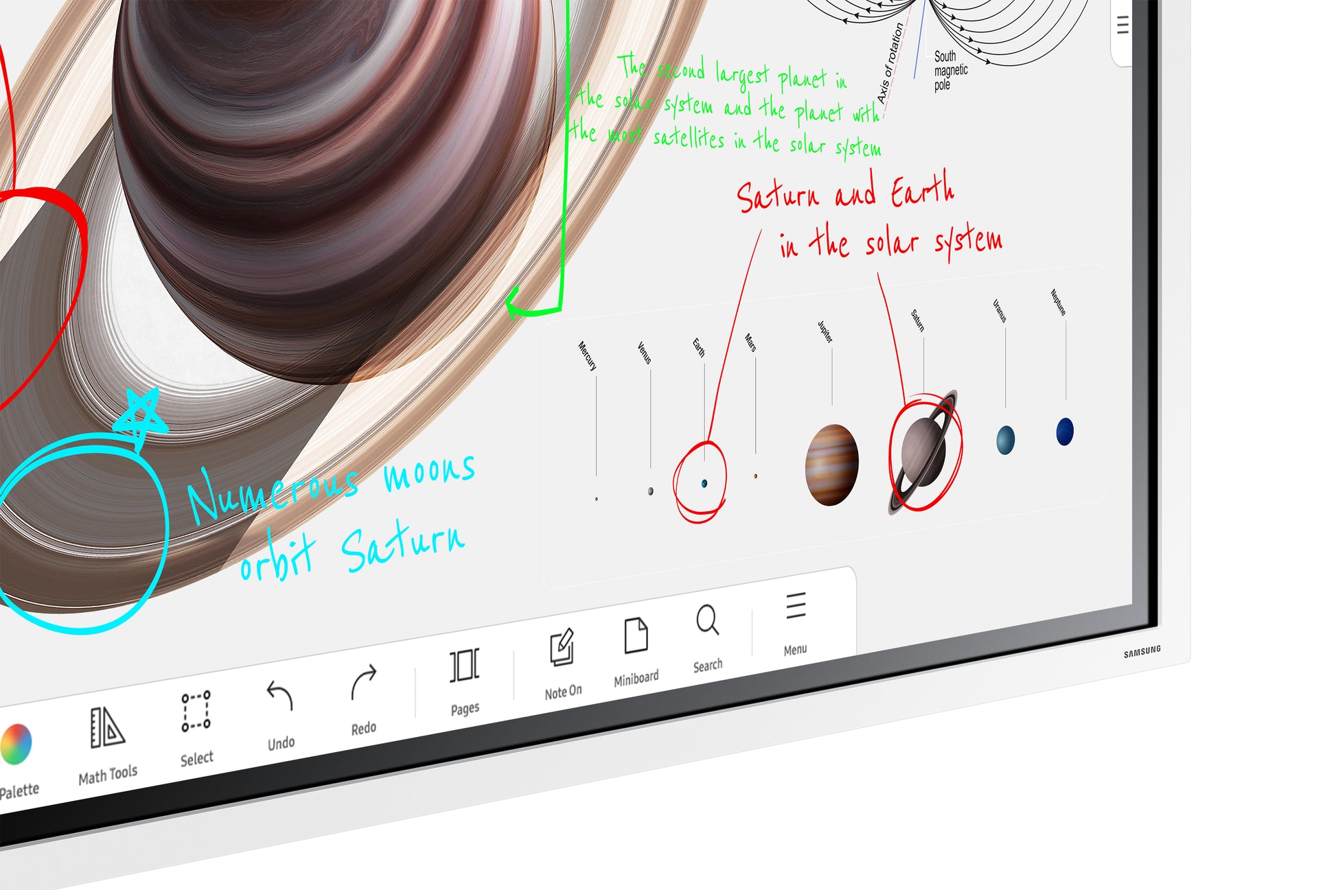 Samsung Flip WM65B – 65" 4K Touchdisplay, 20 TP