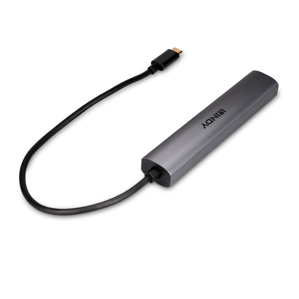 Lindy 43384 USB-Hub – USB-C, 4× USB