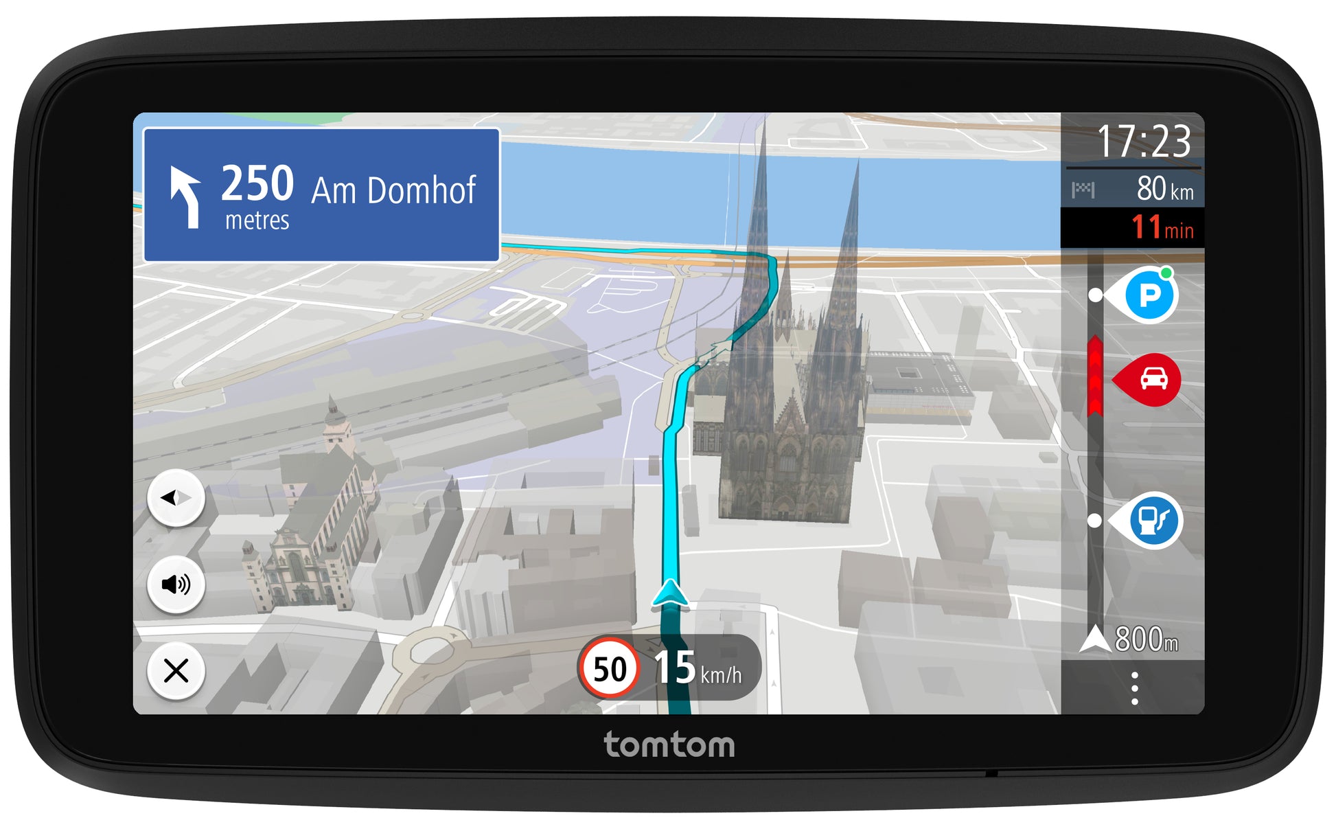 TomTom GO Navigator 2. Gen. 6 – 6" Navigationsgerät, Multitouch, 32 GB, Schwarz