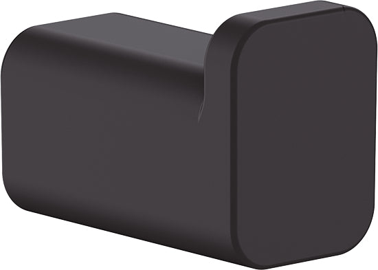 Hansgrohe AddStoris Q Haken – Metall, 8 kg, Wandmontiert, 1,6×3×2,1 cm, Matt Schwarz