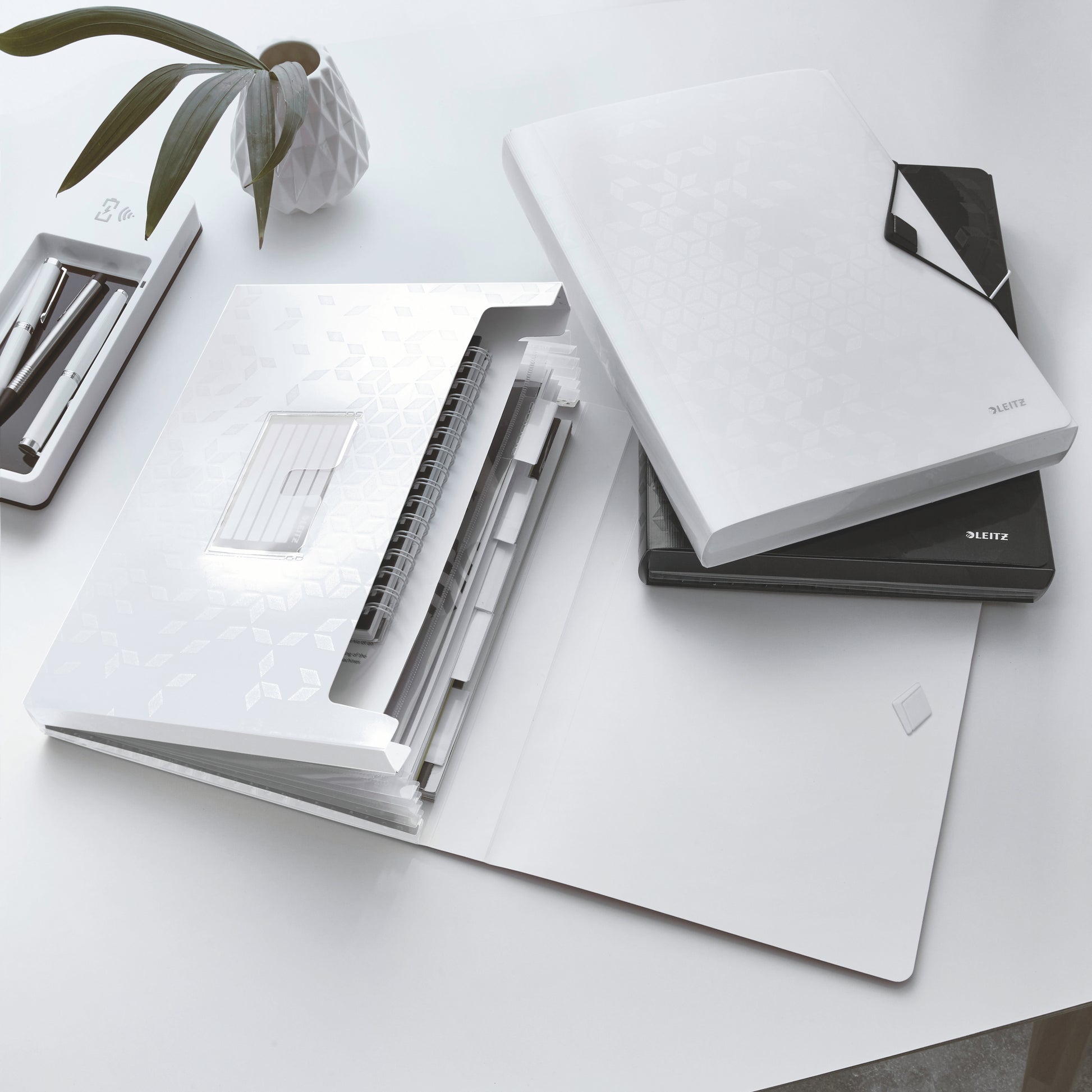 Leitz Sammelmappe für A4, Kunststoff, weiss