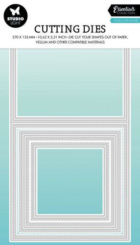 Studio Light Schablone – Quadrat – 270 × 135 × 1 mm