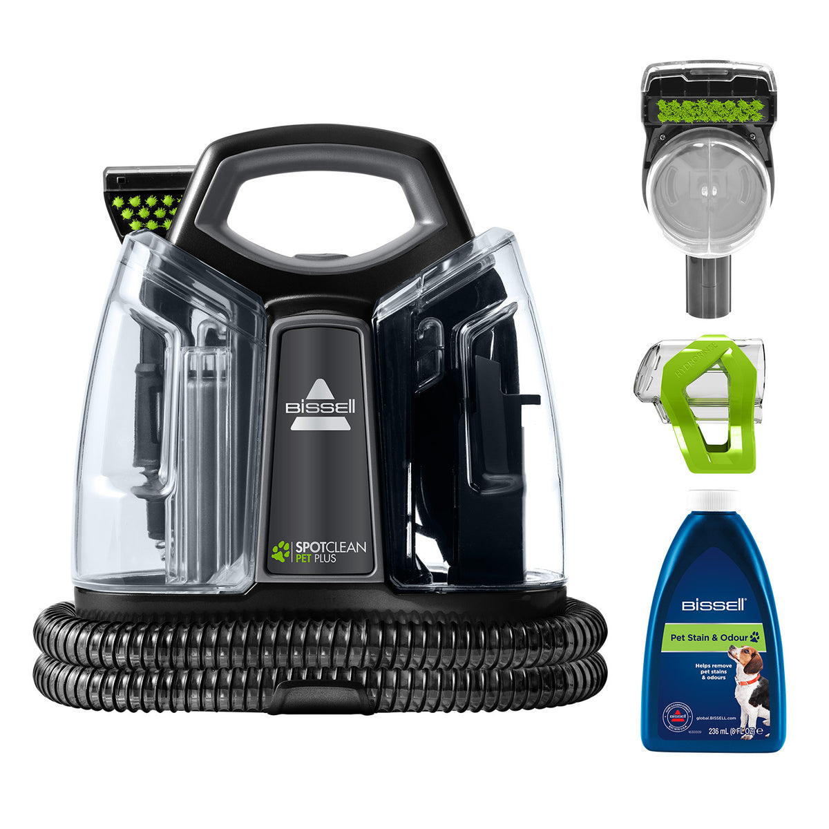 Bissell Waschsauger SpotClean Pet Plus (37241) – 330 W, 74 dB, Schlauch 2,2 m