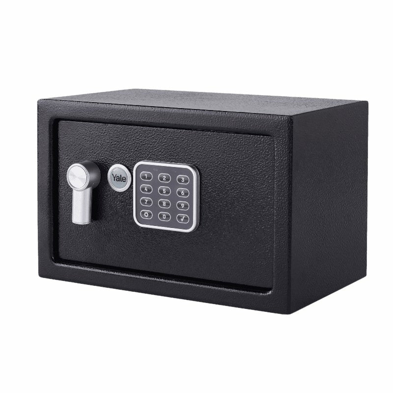Yale Möbeltresor YSV/200/DB2 – Elektronikschloss – 8,6 l – Boden-/Wandmontage – Schwarz