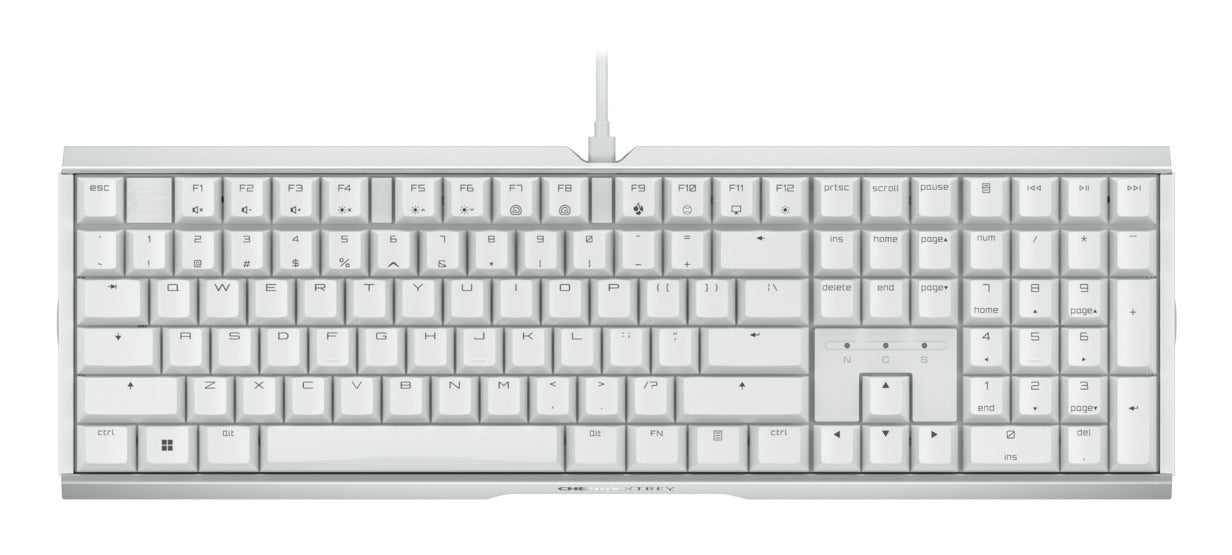CHERRY XTRFY CHERRY MX 3.1 – Gaming-Tastatur – Mechanisch (MX2A Brown) – Kabelgebunden (USB-A) – RGB – QWERTY (US-INT)