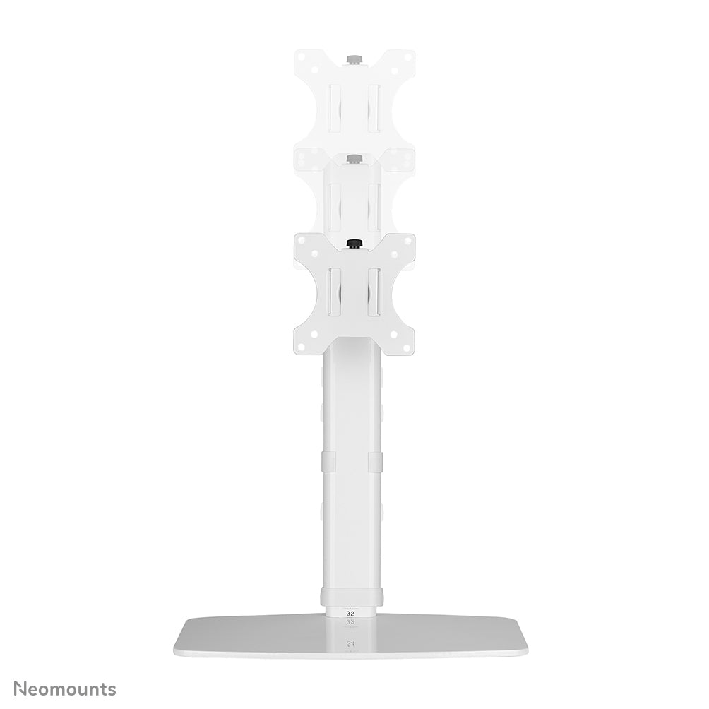 Neomounts Tischhalterung, bis 30", VESA 75 × 75/100 × 100 mm, 6 kg, höhenverstellbar, neigbar, weiss