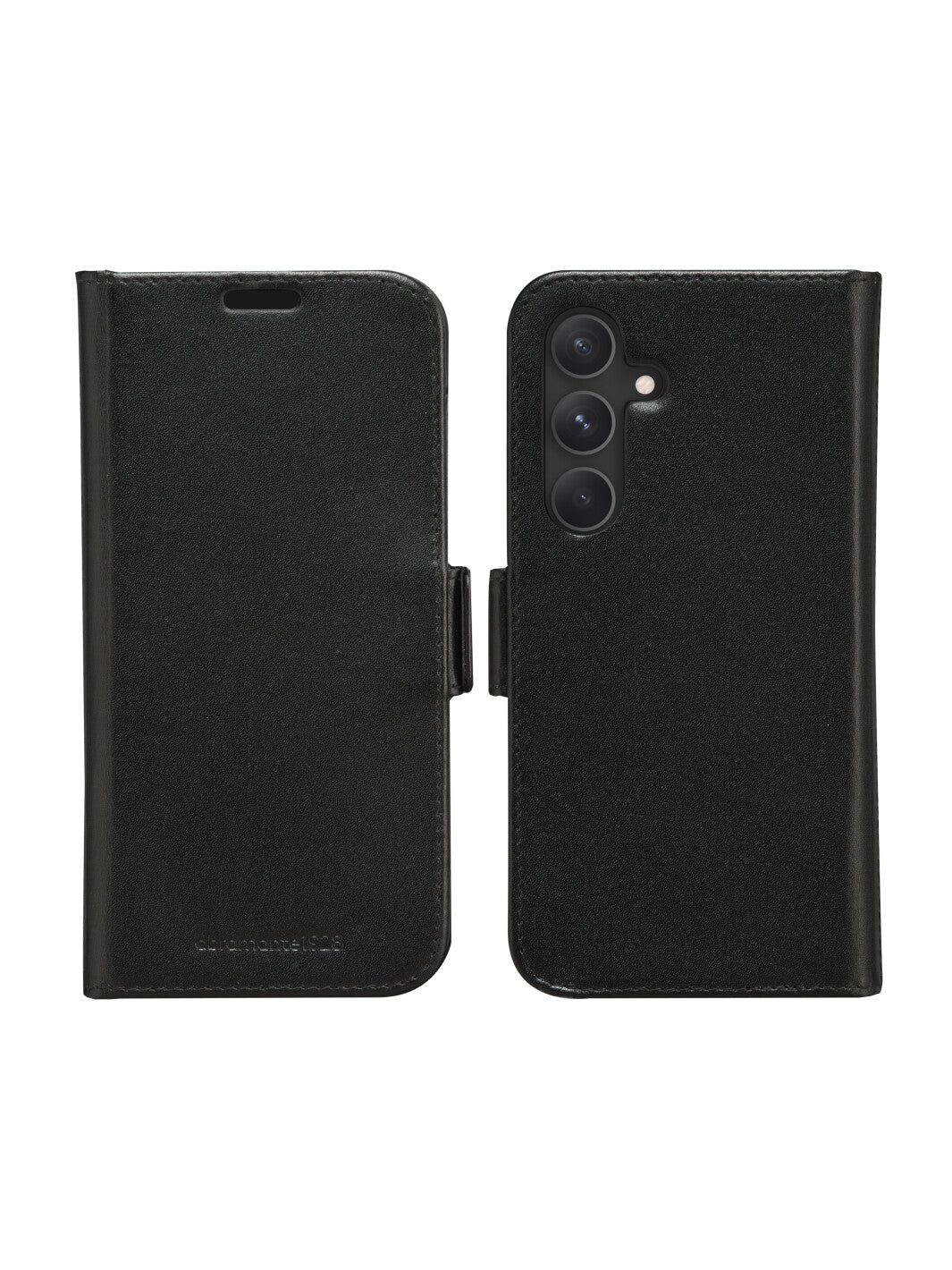 dbramante1928 Wallethülle – für Samsung Galaxy S24, 3 Kartenfächer, Leder, Schwarz