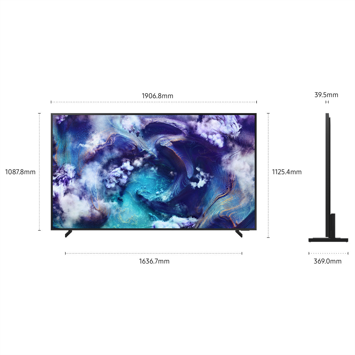 Samsung QN900F QE85QN900FTXZU – 85" Fernseher – 8K UHD – Neo QLED (Mini-LED) – Tizen – 120 Hz – HDR10+