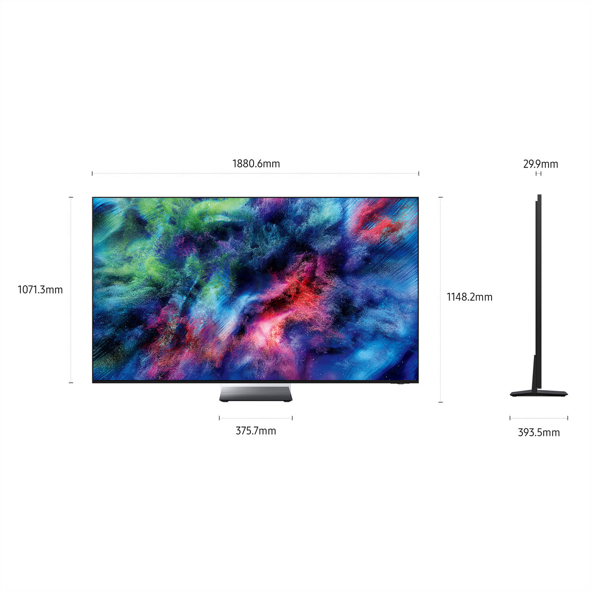 Samsung MRE85R95H – 85" TV – 4K UHD – LCD – Tizen – 165 Hz – HDR10+
