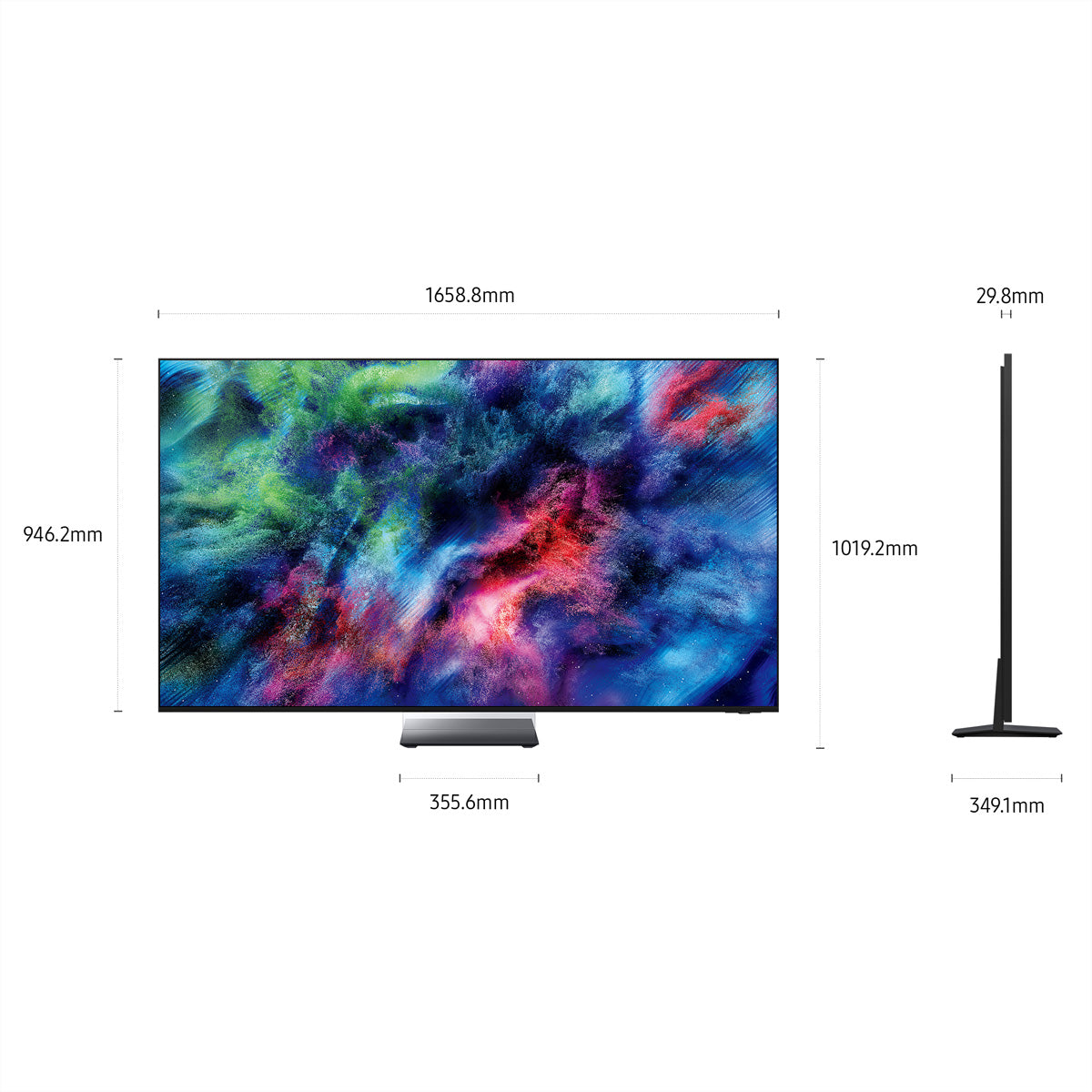 Samsung MRE75R95H – 75" Fernseher – 4K UHD – LCD – Tizen – 165 Hz – HDR10+