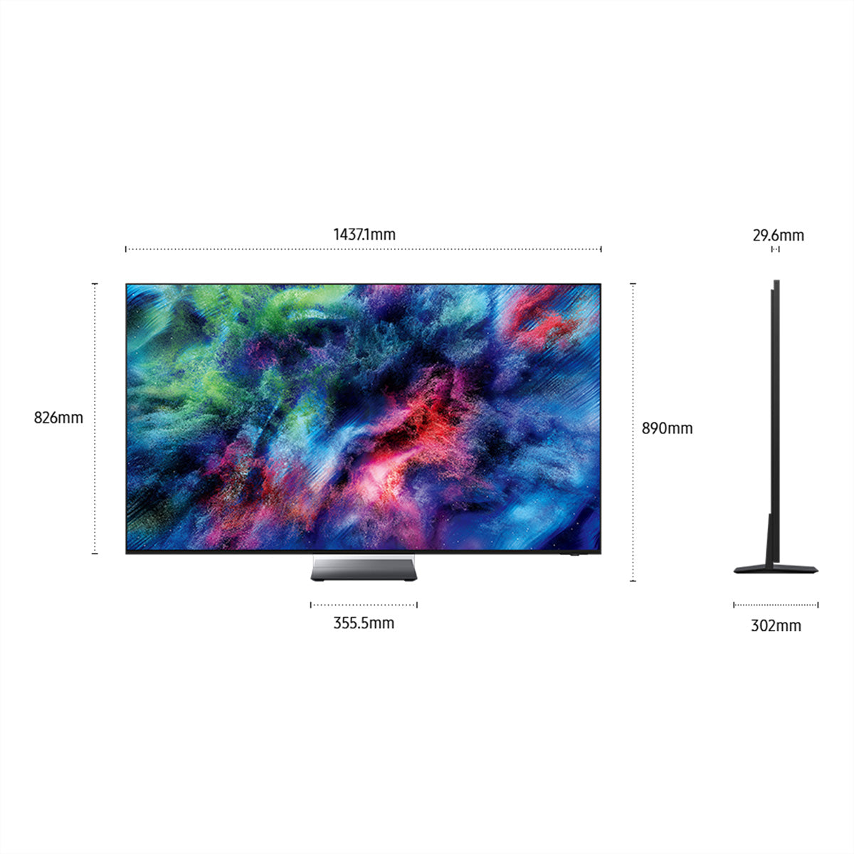 Samsung MRE65R95H – 65" TV (Konsumenten) – 4K UHD – LED-LCD – Tizen – 165 Hz – HDR10+
