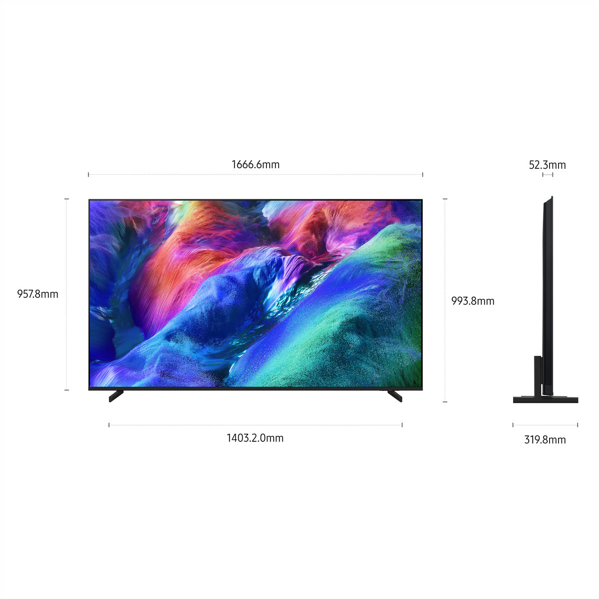 Samsung MRE75R85H – 75" Fernseher – 4K UHD – LED-LCD – Tizen – 100 Hz – HDR10+