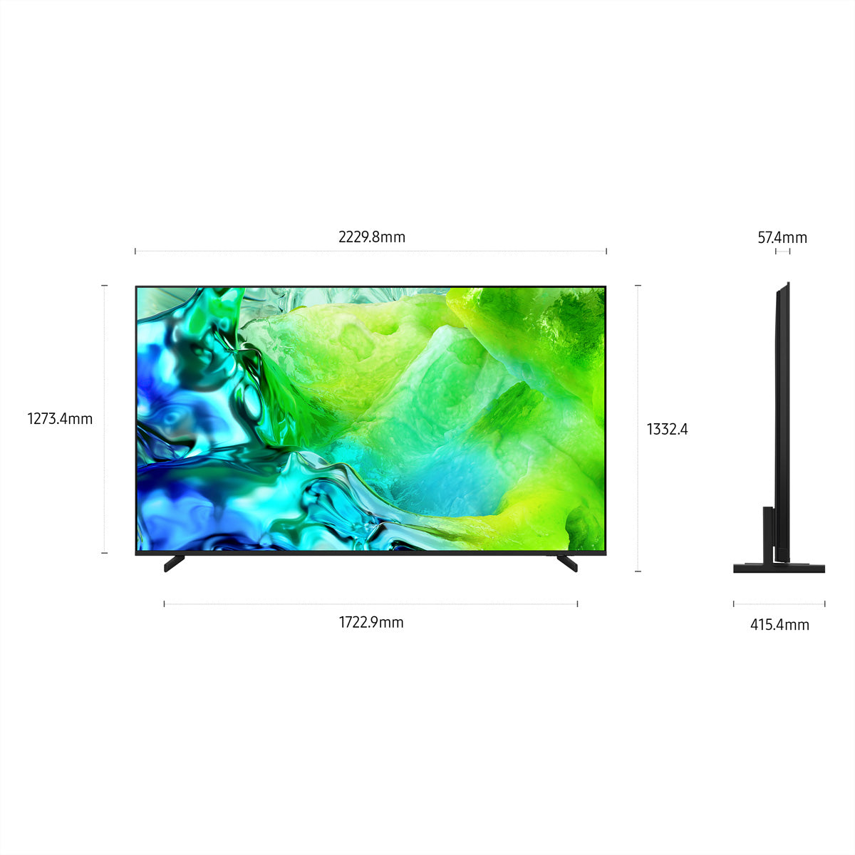 Samsung QN80H QE100QN80HUXZU – 100" TV – 4K UHD – QLED (Mini-LED) – 144 Hz