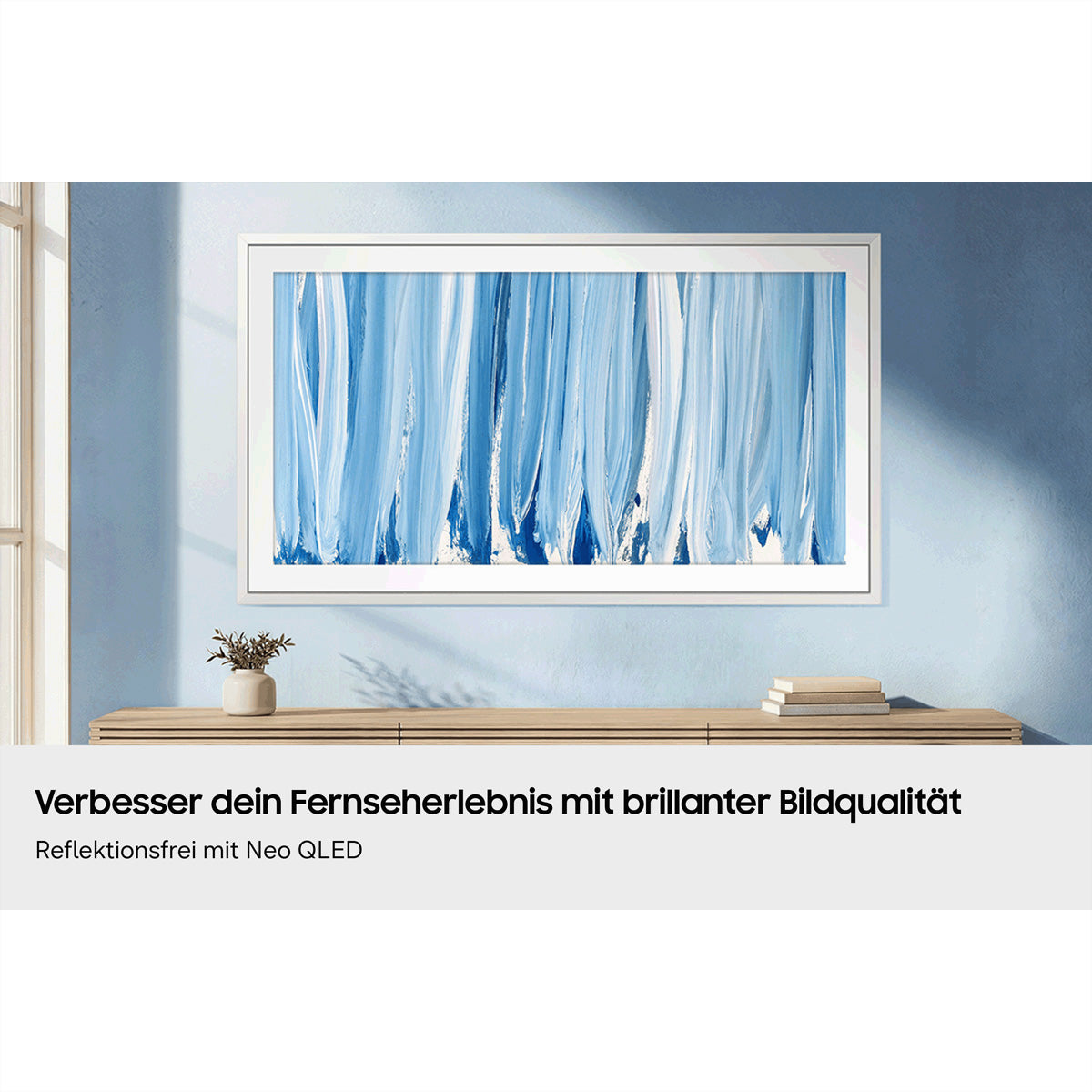 Samsung QE85LS03HWUXZU – 85" Fernseher – 4K UHD – QLED – Tizen – 144 Hz – HDR10+