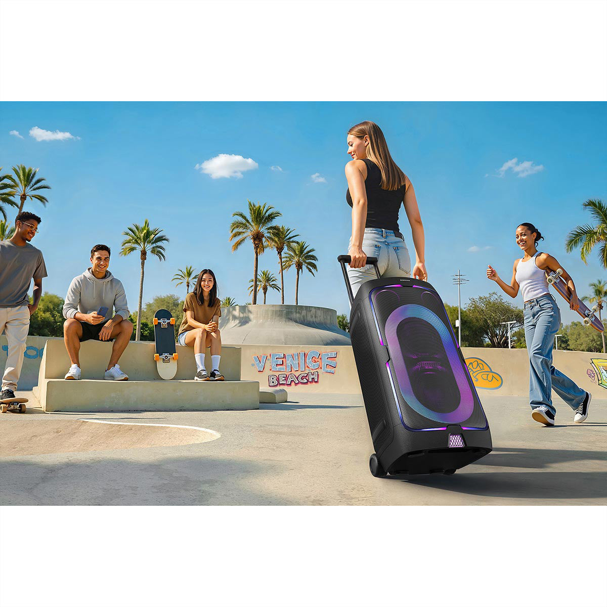 Samsung MX-ST50F – Party-Lautsprecher – 240 W, 18 h, Schwarz