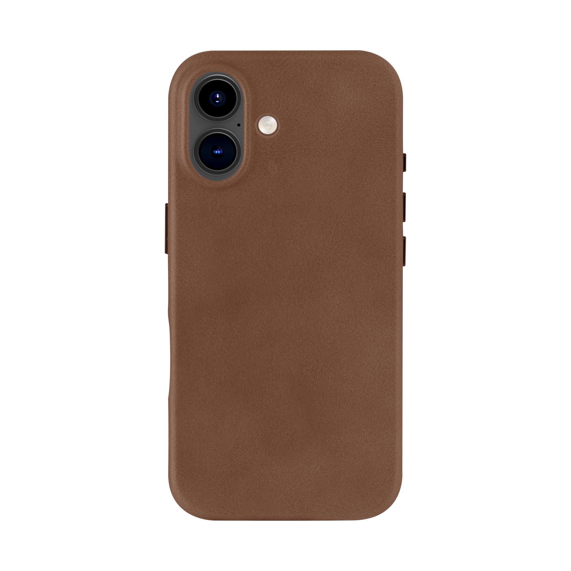 dbramante1928 Roskilde Backcover – für Apple iPhone 16, MagSafe, Recycelbarer Kunststoff, Dark Tan