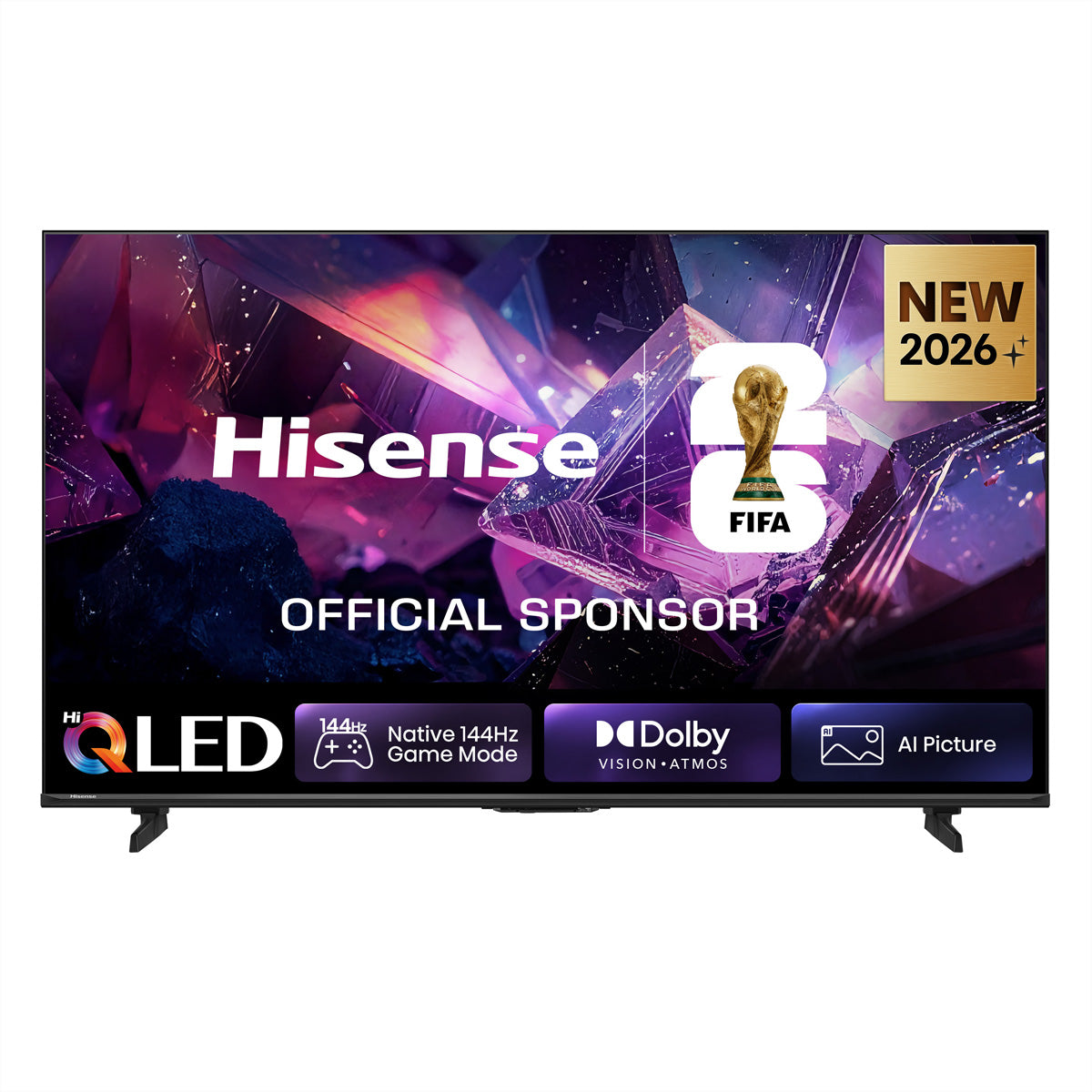 Hisense 85E7S PRO – 85" QLED Fernseher – 4K UHD – QLED – HomeOS U9 – 144 Hz – 400 cd/m² – Dolby Vision, HDR10+, HLG