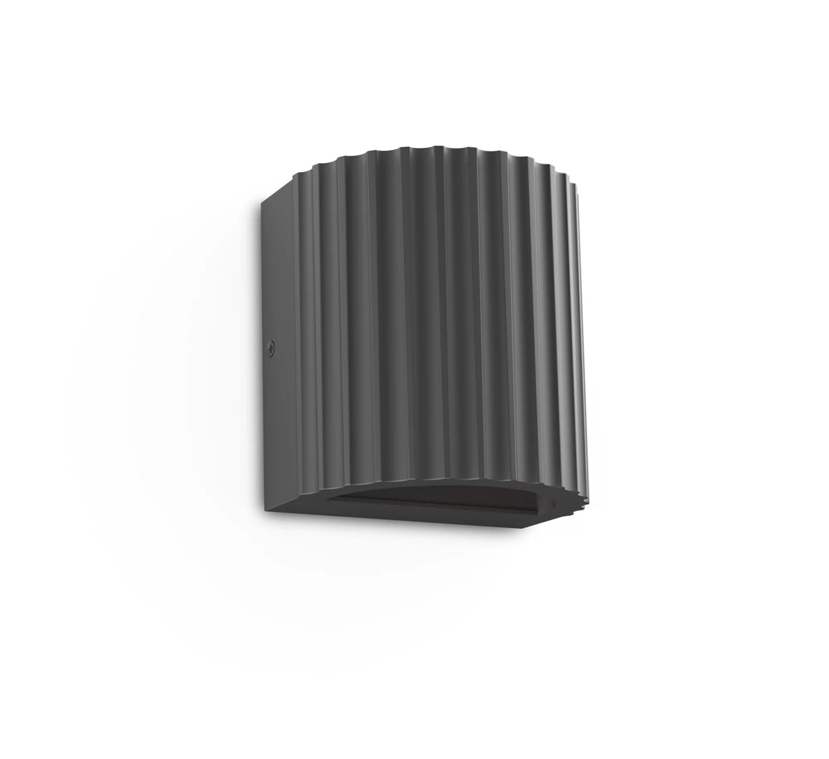 Philips by Signify Philips Aussenwandleuchte – 800 lm, 8,6 W – Warmweiss, 2700 K – IP44 – Netzbetrieb – Anthrazit – Aluminium