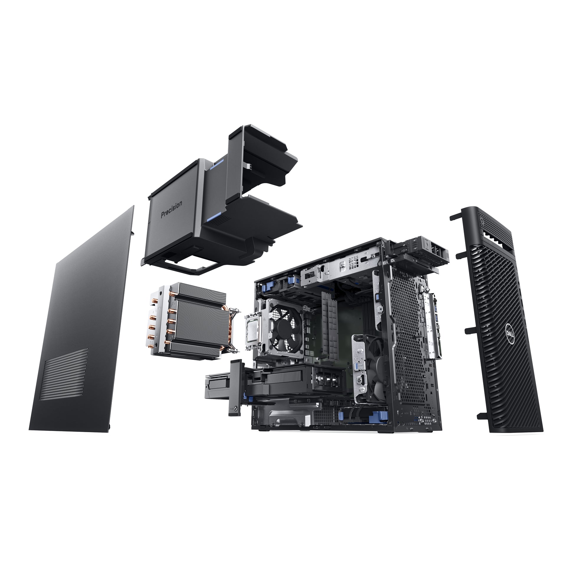 Dell Precision 3680 Tower – Intel Core i7‑14700, 16 GB RAM, 512 GB SSD, NVIDIA T1000 8 GB, Windows 11 Pro