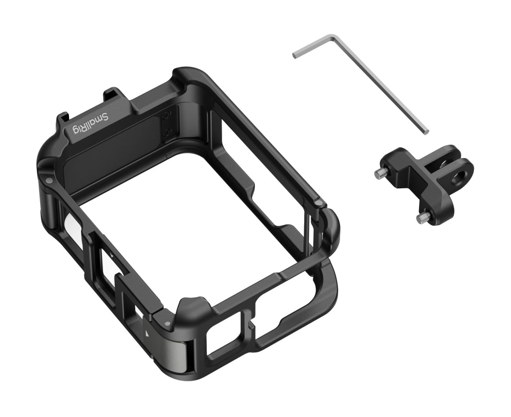 SmallRig Utility Frame Kamerakäfig – Aluminium, Schwarz – für Ace Pro, Ace Pro 2, Insta360