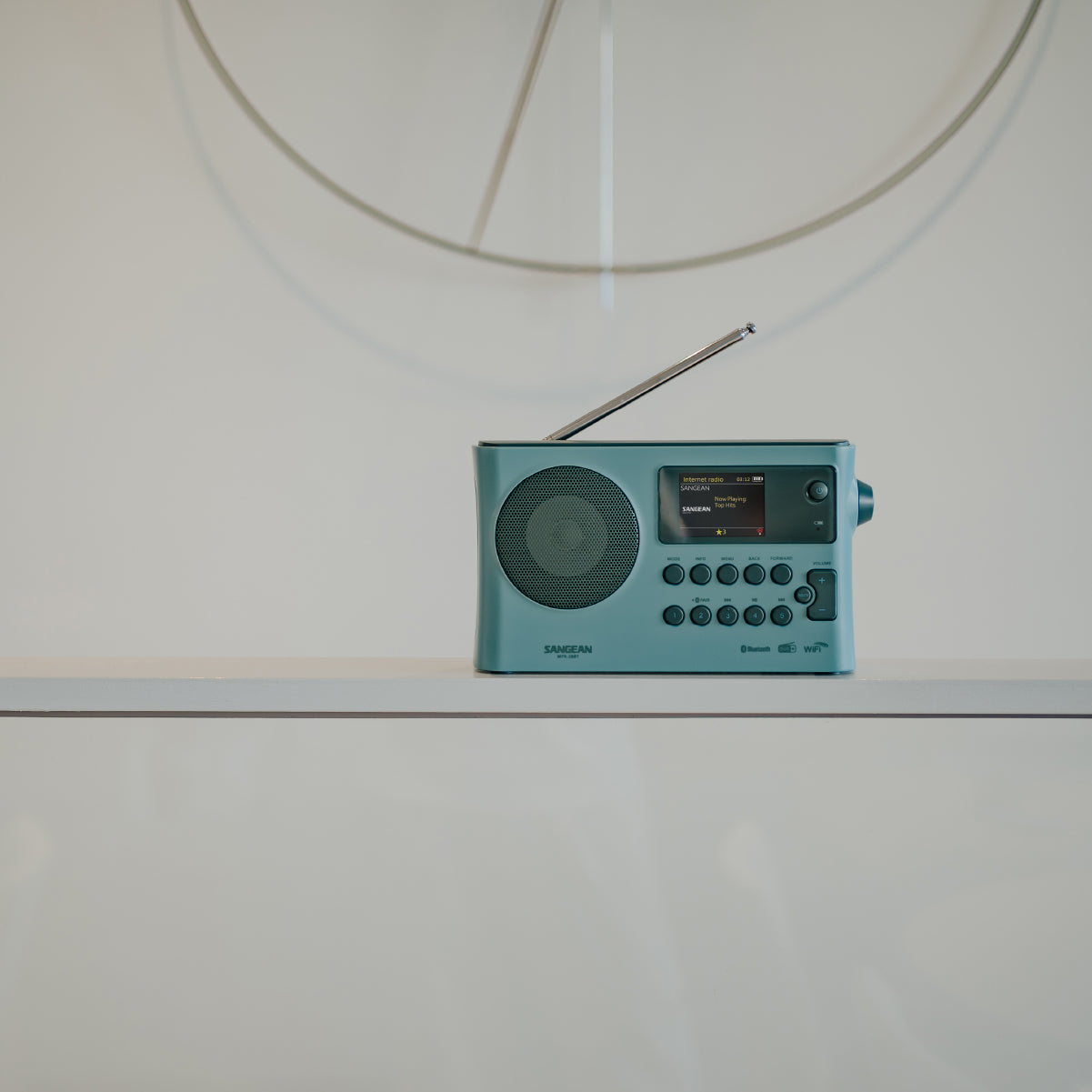 Sangean WFR-28BT – Internetradio, DAB+/UKW, Bluetooth, WLAN – Hellblau