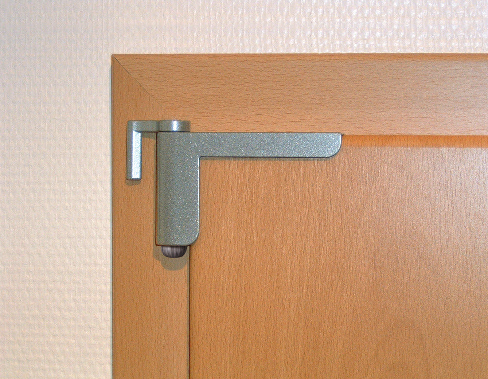 ABUS 2603 S Türschliesser – Türe, Innen & Aussen, Silber