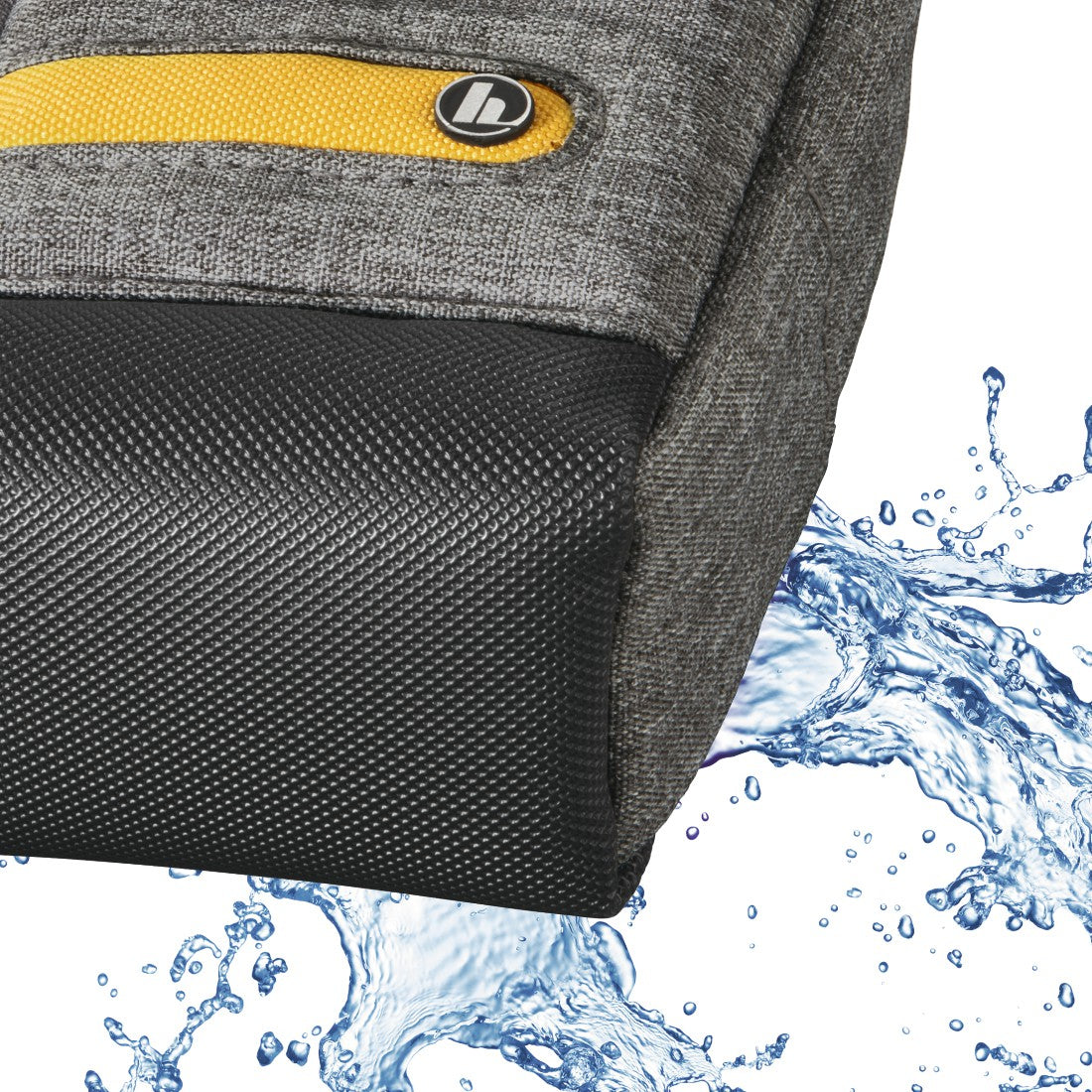 Hama Terra Gürteltasche – Polyester – für Digitalkameras – Grau