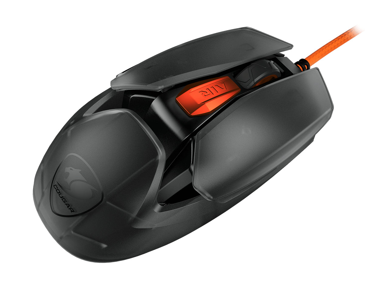 COUGAR Gaming AirBlader Tournament – Gaming-Maus – Kabelgebunden (USB‑A), 20000 DPI, Rechts, Schwarz