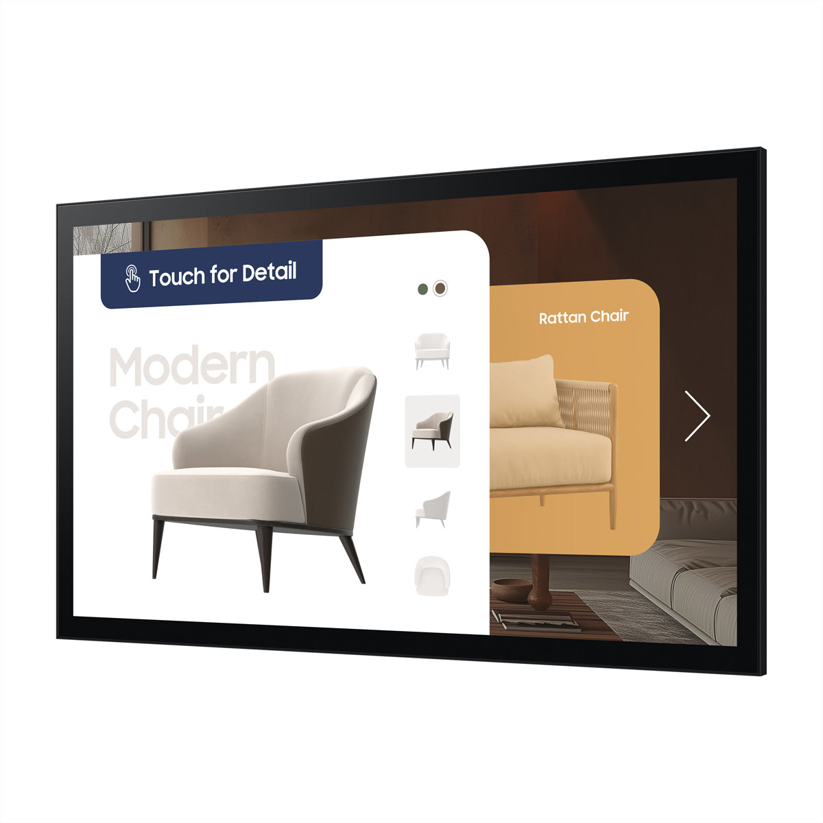 Samsung QM32C-T – 32" Touch, 1920 × 1080 (Full HD), VA, LAN