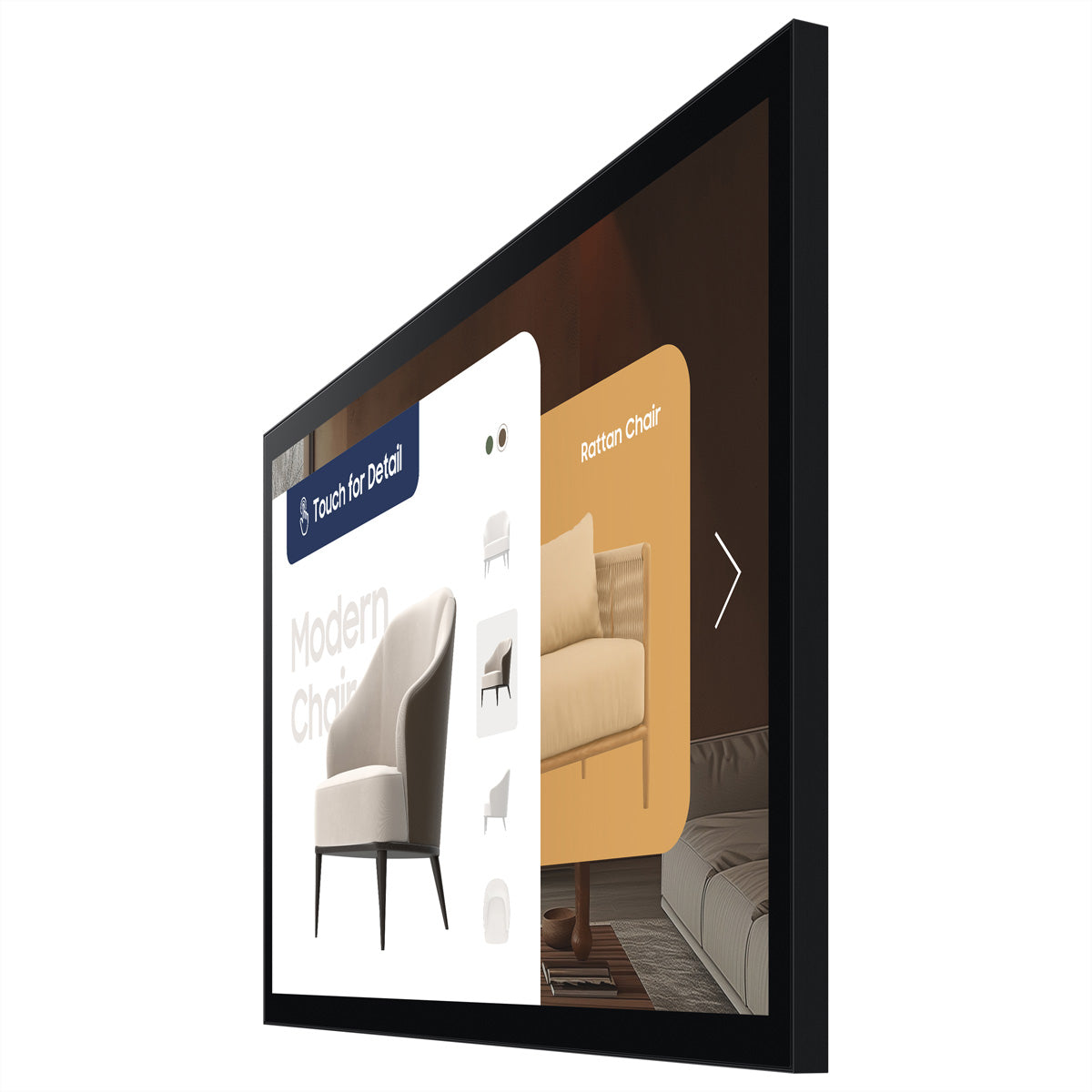 Samsung QM32C-T – 32" Touch, 1920 × 1080 (Full HD), VA, LAN