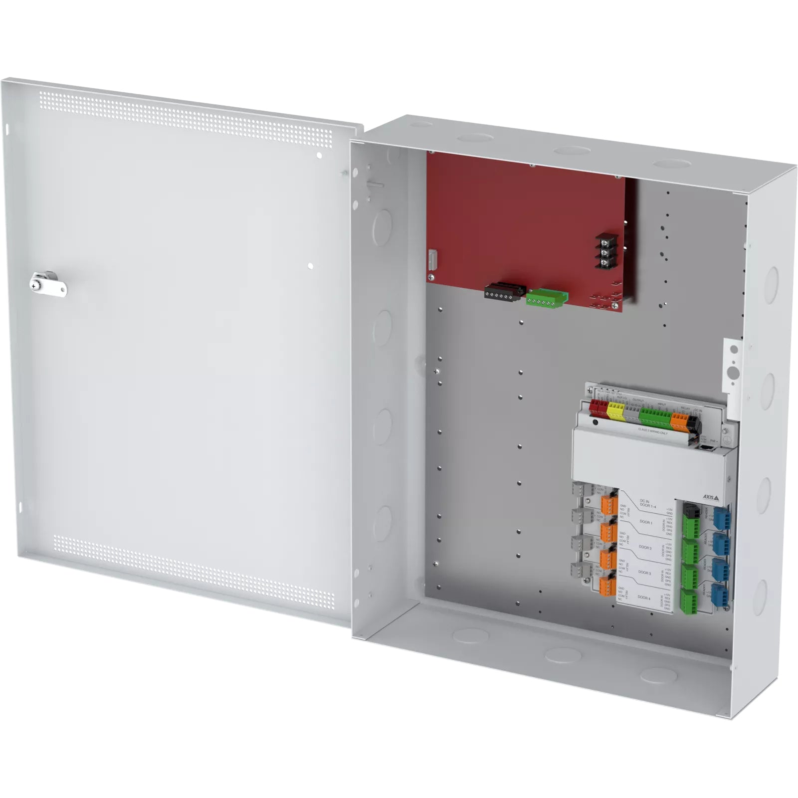 Axis TA1202 Zutrittscontroller – 1 Tür, 150 W Netzteil, Stahl, Grau
