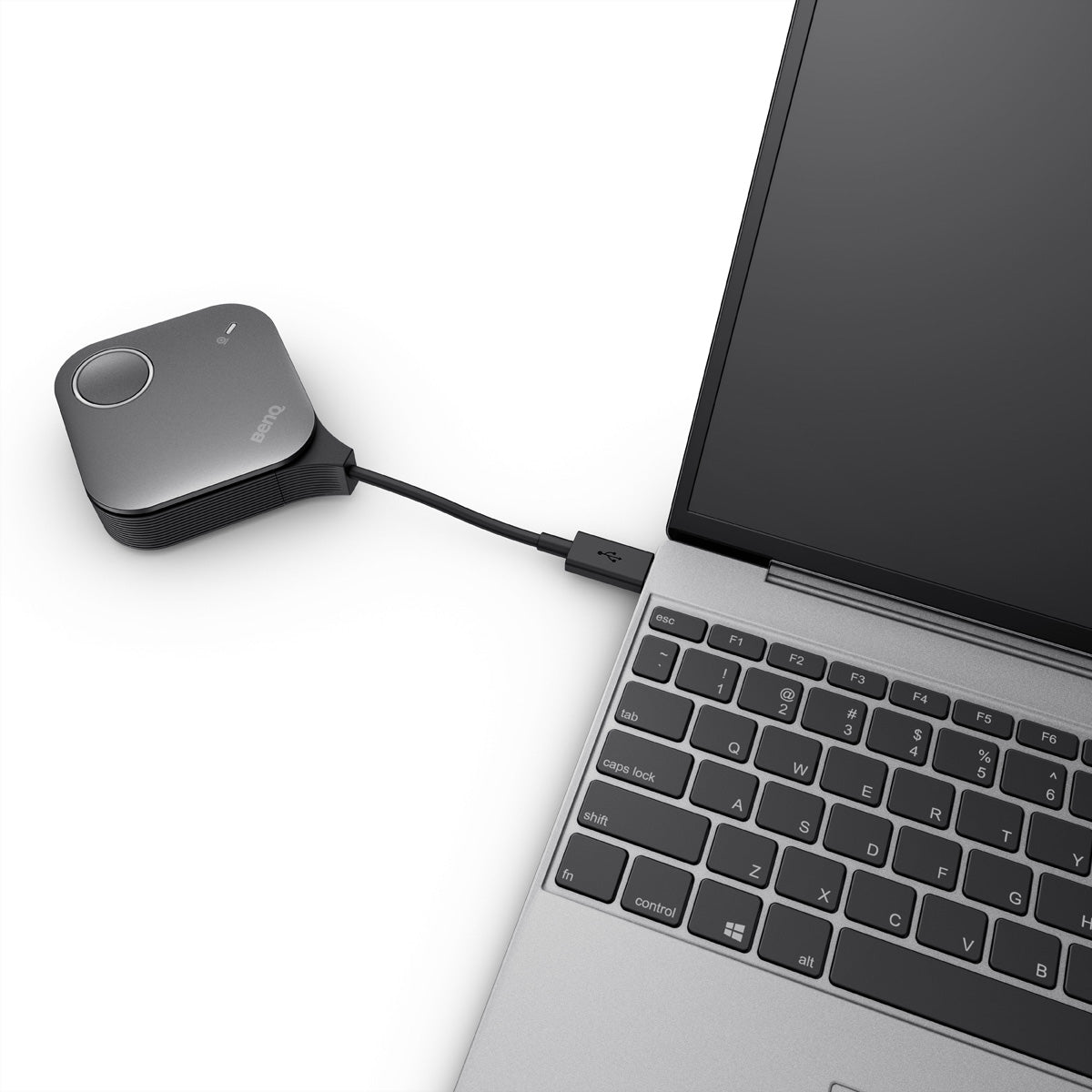 BenQ InstaShow VS25 – Drahtloses Präsentationssystem – 4K, 2× Button, USB-C, Schwarz