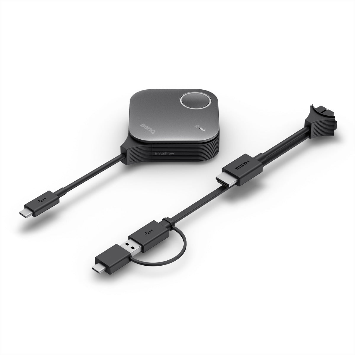 BenQ InstaShow VS25 – Drahtloses Präsentationssystem – 4K, 2× Button, USB-C, Schwarz