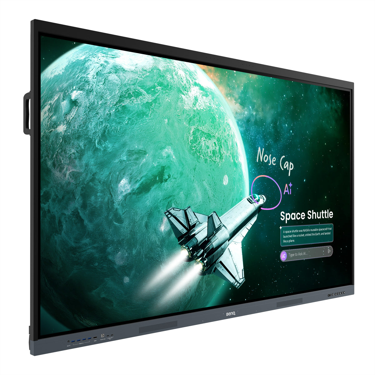 BenQ RE7505 – Interaktives Display 75" – 3840 × 2160 (4K UHD), IR, 500 cd/m²