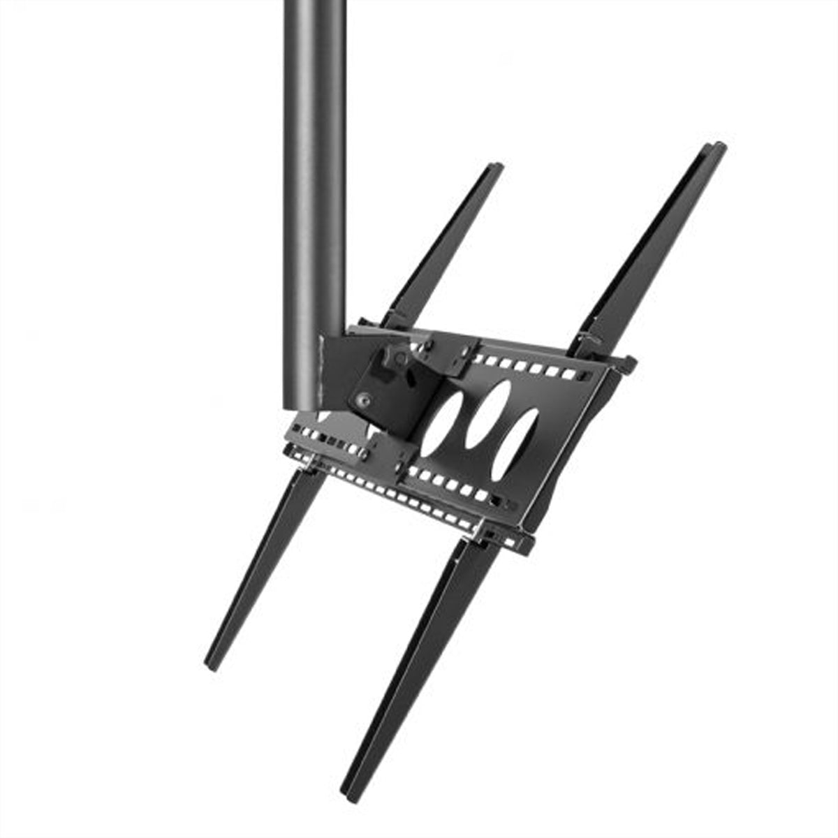 Hagor Deckenhalterung – 55–75" – VESA 100×100–800×600 – bis 50 kg, Teleskopmast, Neigbar – HA DH 400-700 L