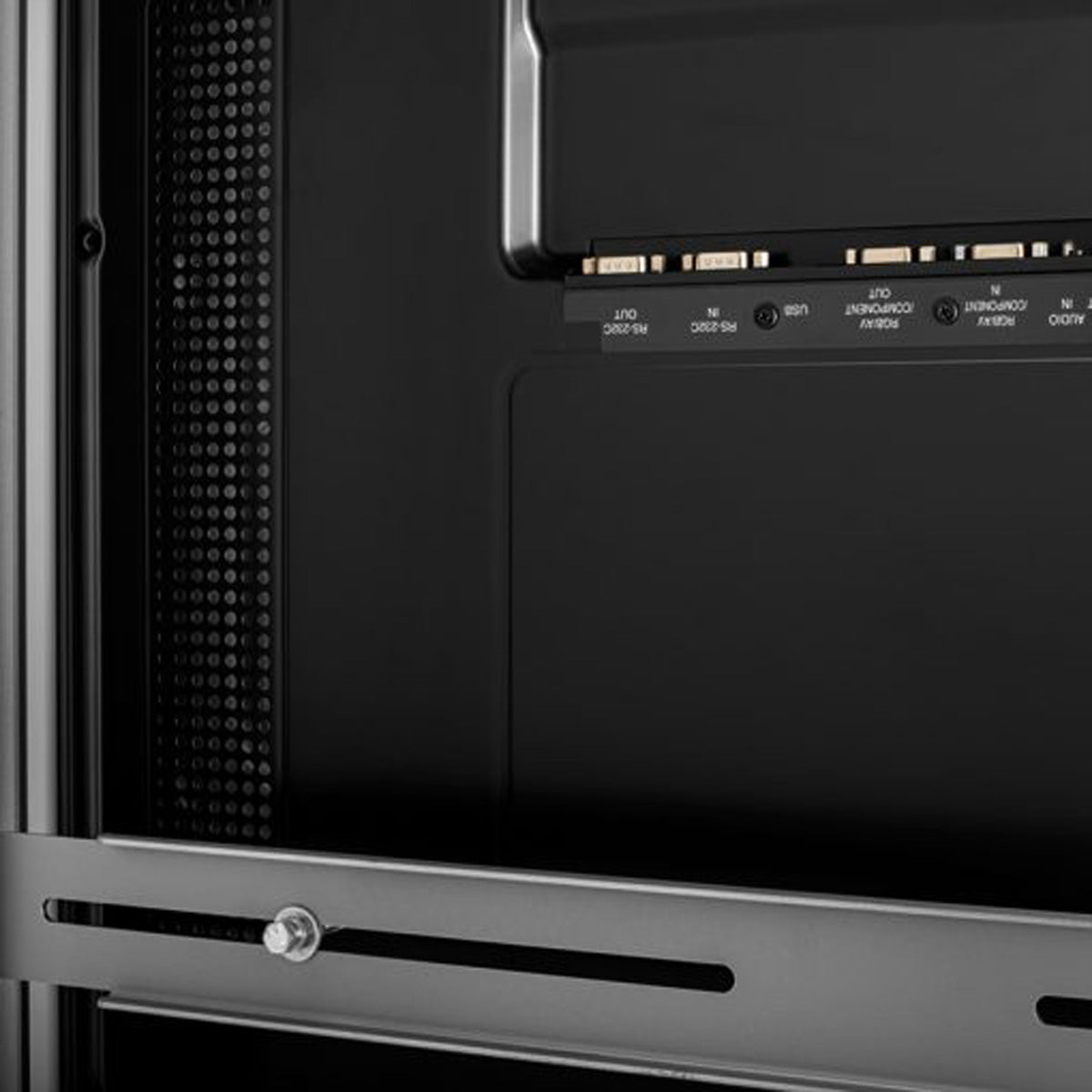 Hagor Digital-Signage-Stand – zweiseitig, abschliessbar – Metall, anthrazitgrau – vis-it Portrait B2B