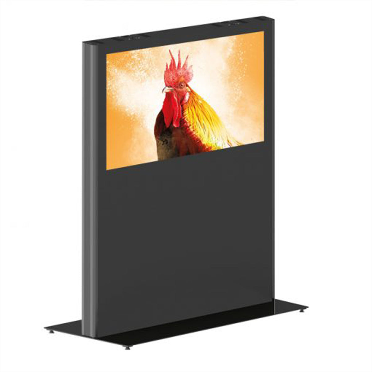Hagor Bodenständer – 42–46" – VESA 200×200–600×400 – Diebstahlsicherung – Anthrazitgrau