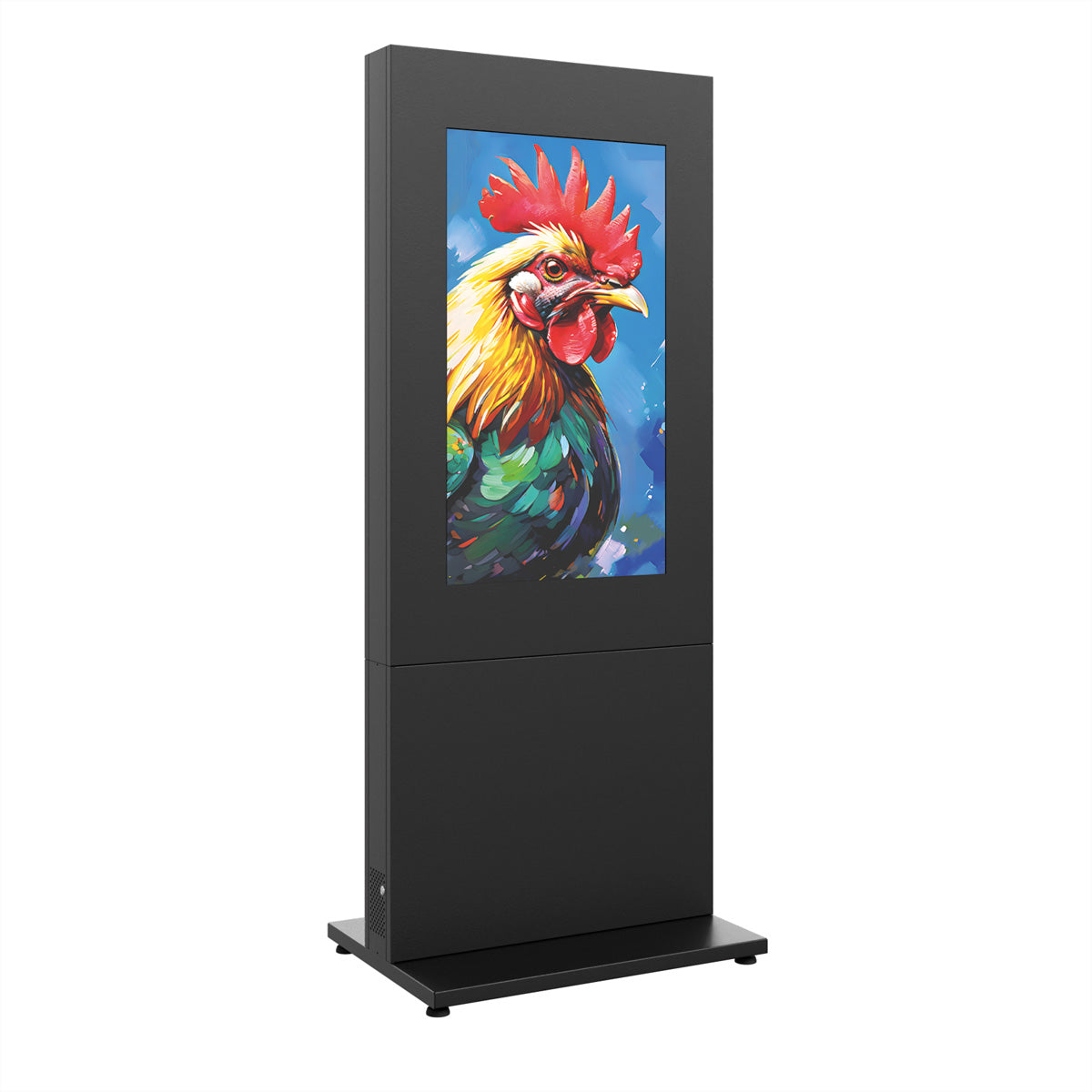 Hagor Indoorstele – bis 50" – Diebstahlsicherung – HP Kiosk FS, Anthrazit