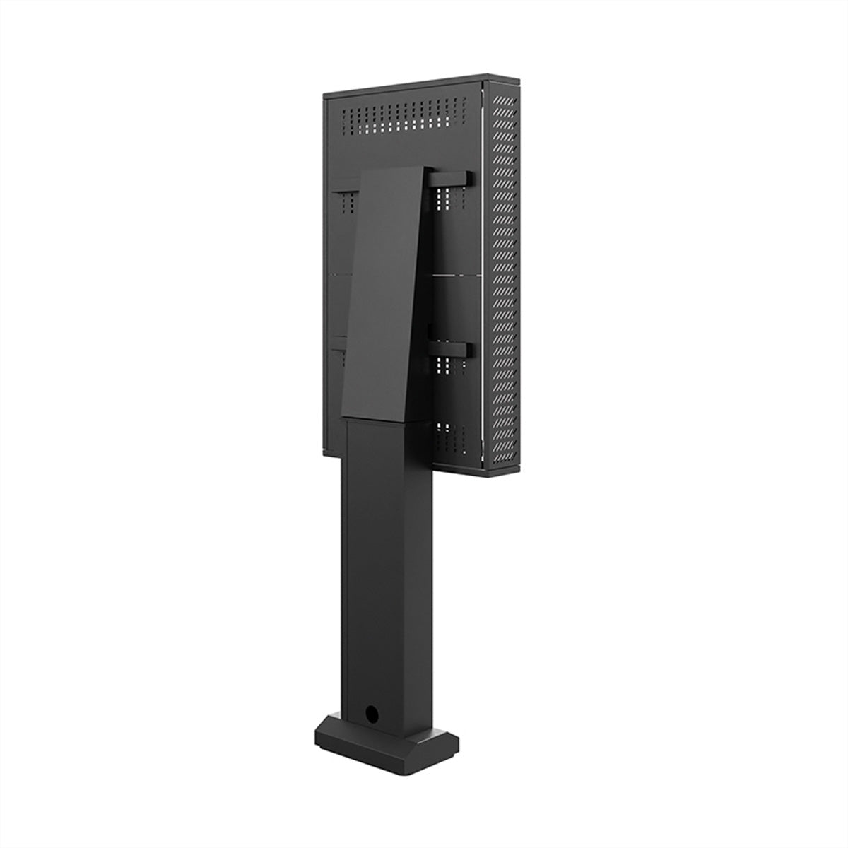 Hagor ScreenOut – Outdoorstele, vandalismussicher, wetterfest, für LG 55XE4F, Schwarz