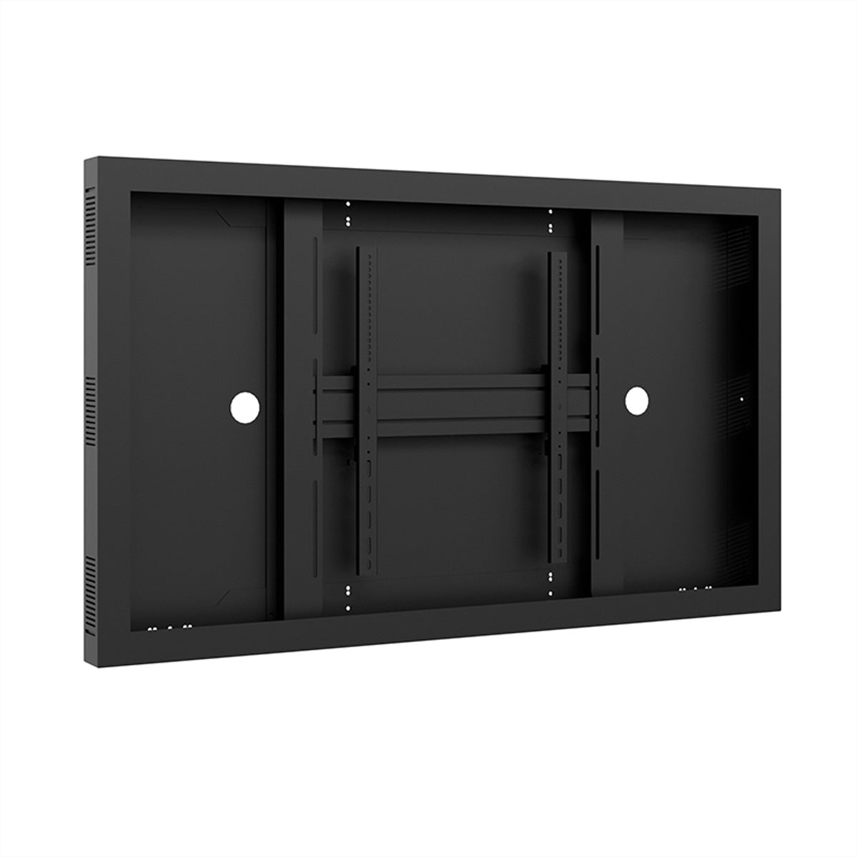 Hagor Enclosure 65" – Schutzgehäuse, VESA 600×800 mm, Metall, für 65" Displays, Hochformat, Schwarz