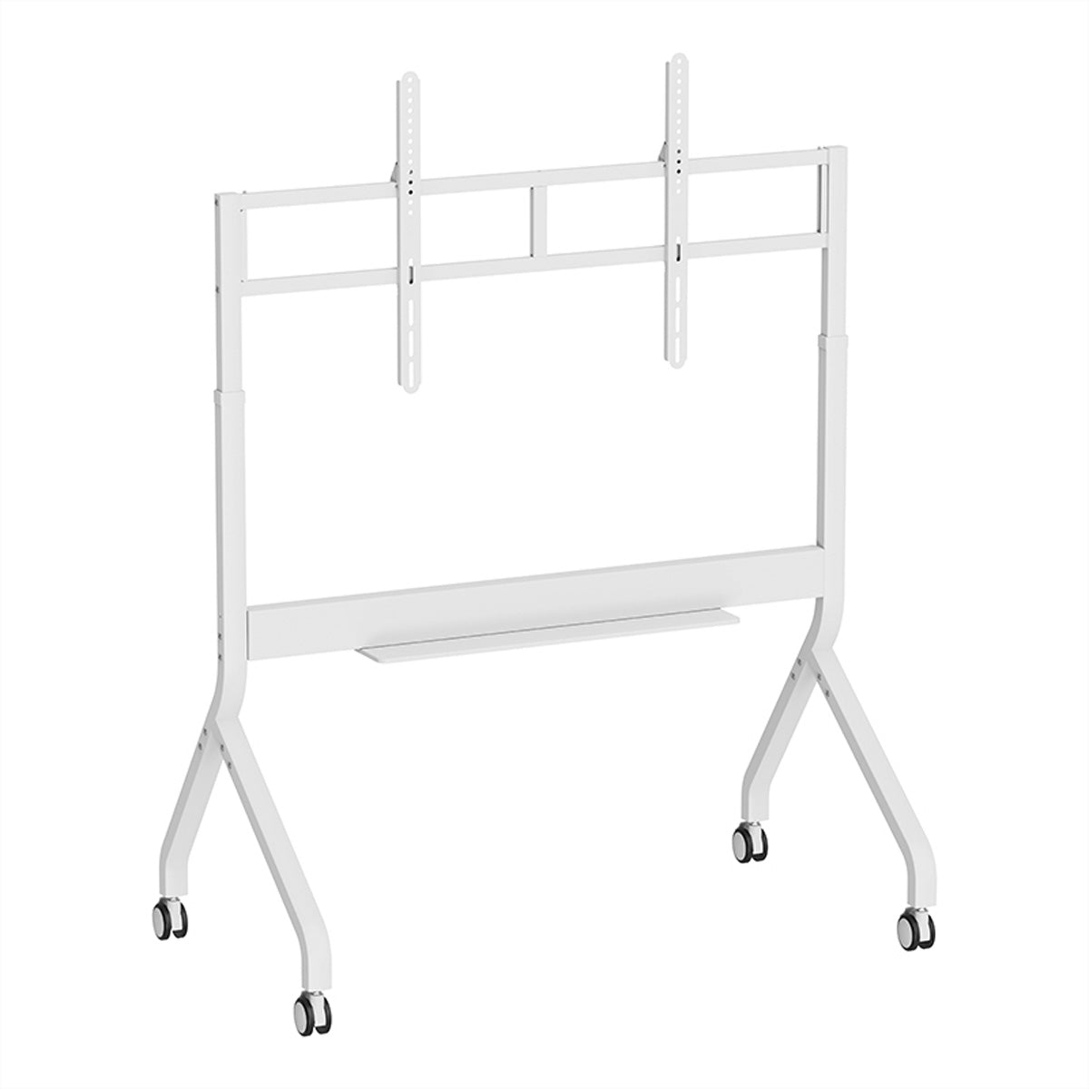 Hagor TV-Wagen – 65–98" – VESA 100×100–1200×600 – bis 85 kg, Motorisiert, mit Rollen – BrackIT Scandio Moto