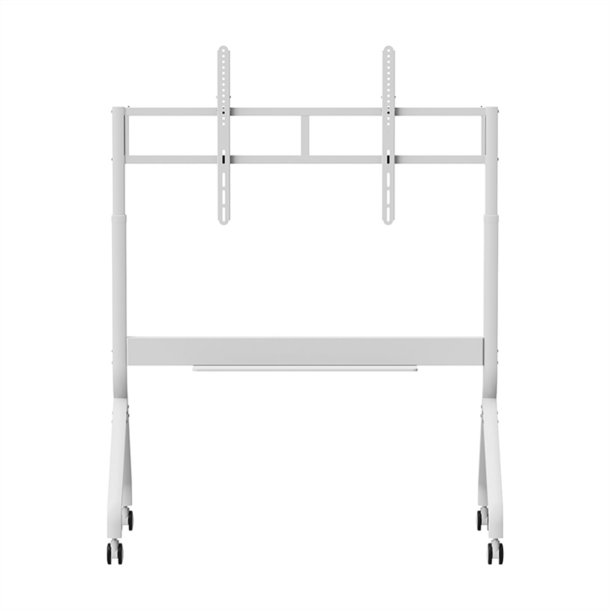 Hagor TV-Wagen – 65–98" – VESA 100×100–1200×600 – bis 85 kg, Motorisiert, mit Rollen – BrackIT Scandio Moto